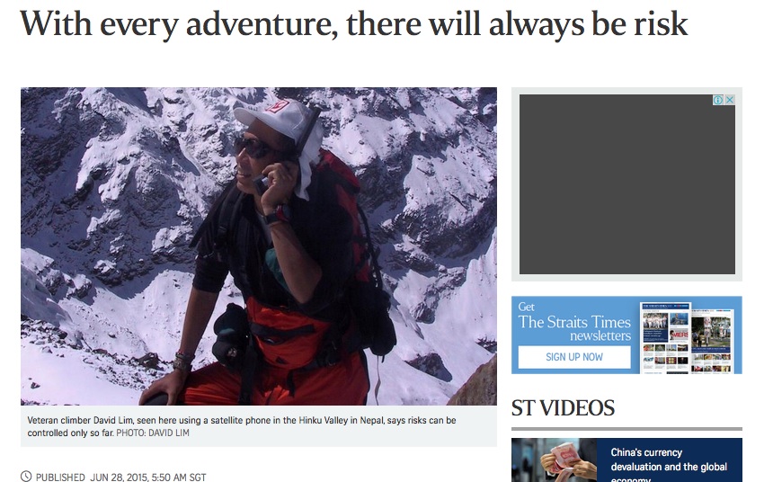 risk and adventure 28.6.2015 sundaytimes